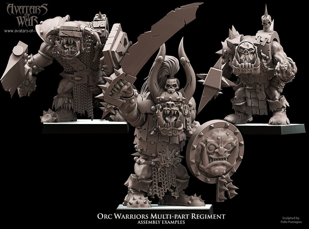 Orc Warriors Multi-Part Regiment