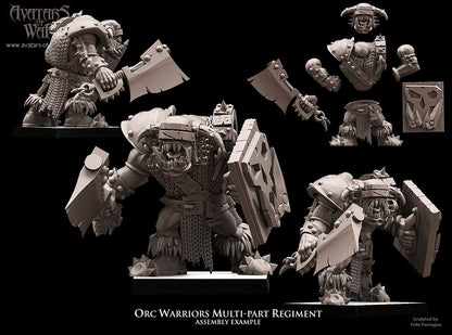Orc Warriors Multi-Part Regiment