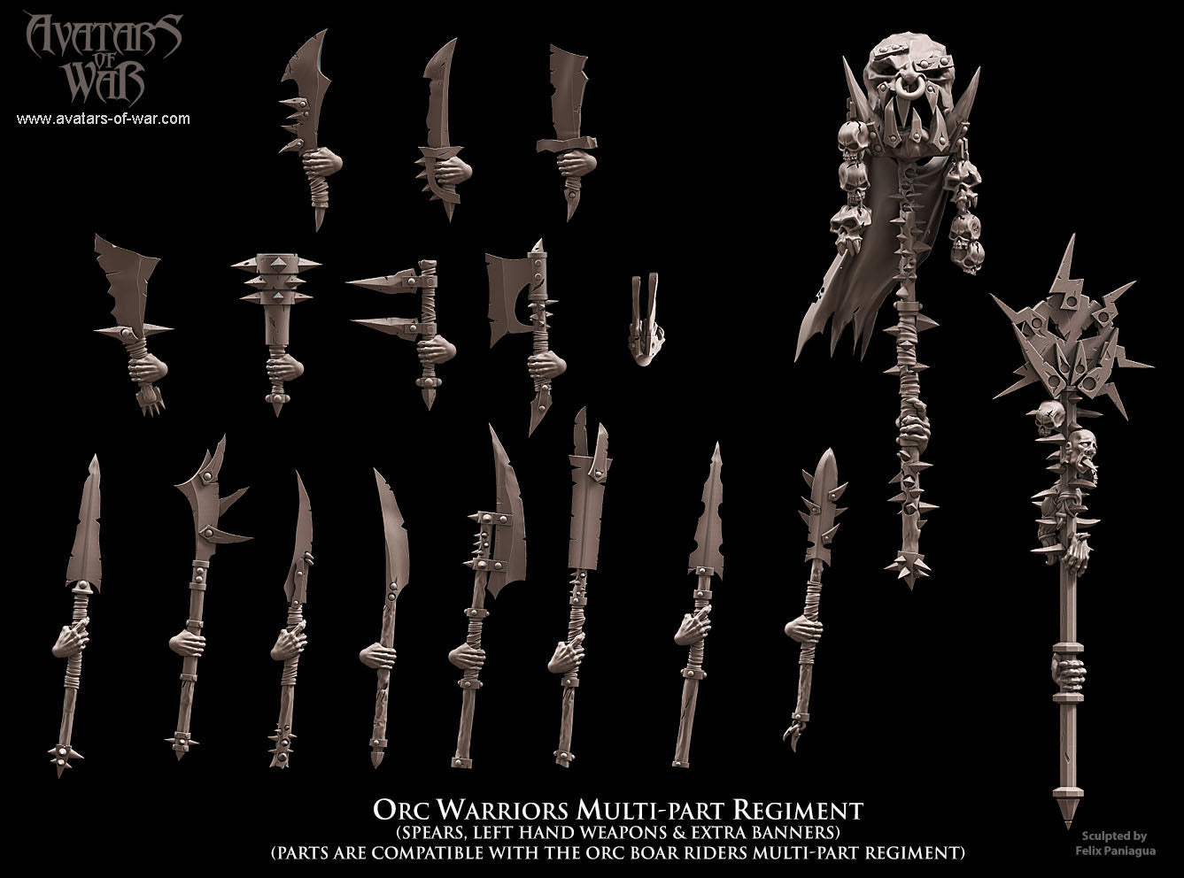 Orc Warriors Multi-Part Regiment