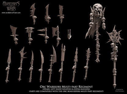 Orc Warriors Multi-Part Regiment
