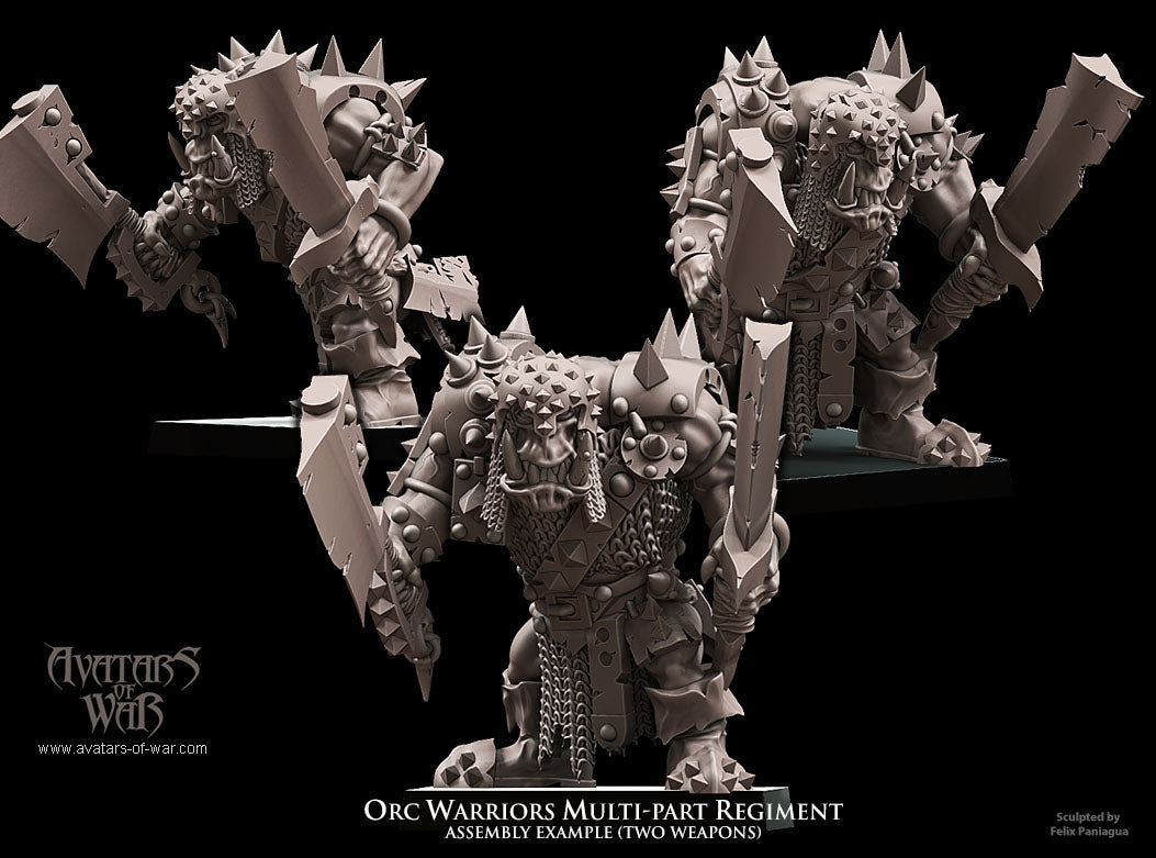 Orc Warriors Multi-Part Regiment