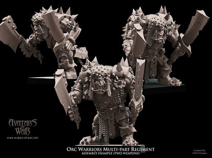 Orc Warriors Multi-Part Regiment