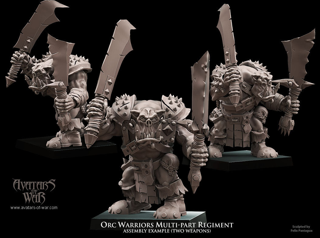 Orc Warriors Multi-Part Regiment