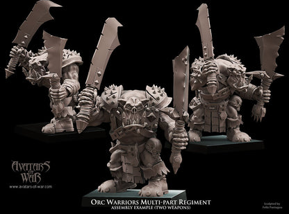 Orc Warriors Multi-Part Regiment