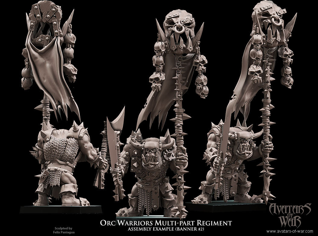 Orc Warriors Multi-Part Regiment