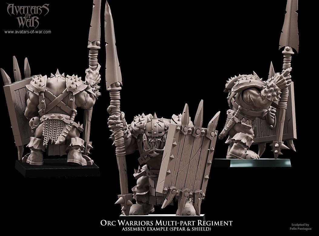 Orc Warriors Multi-Part Regiment