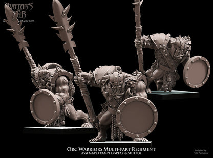 Orc Warriors Multi-Part Regiment