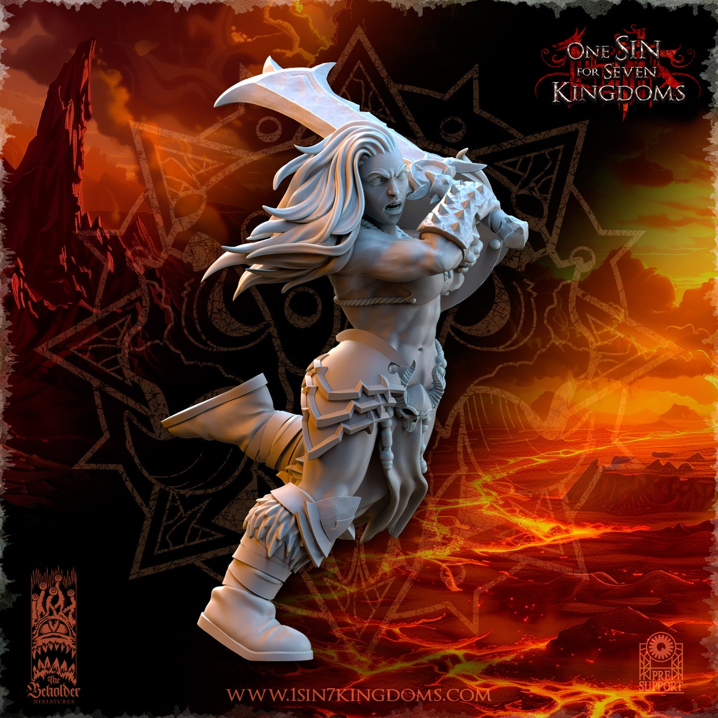 Realms Of Mayhem Female Barbarian Razors