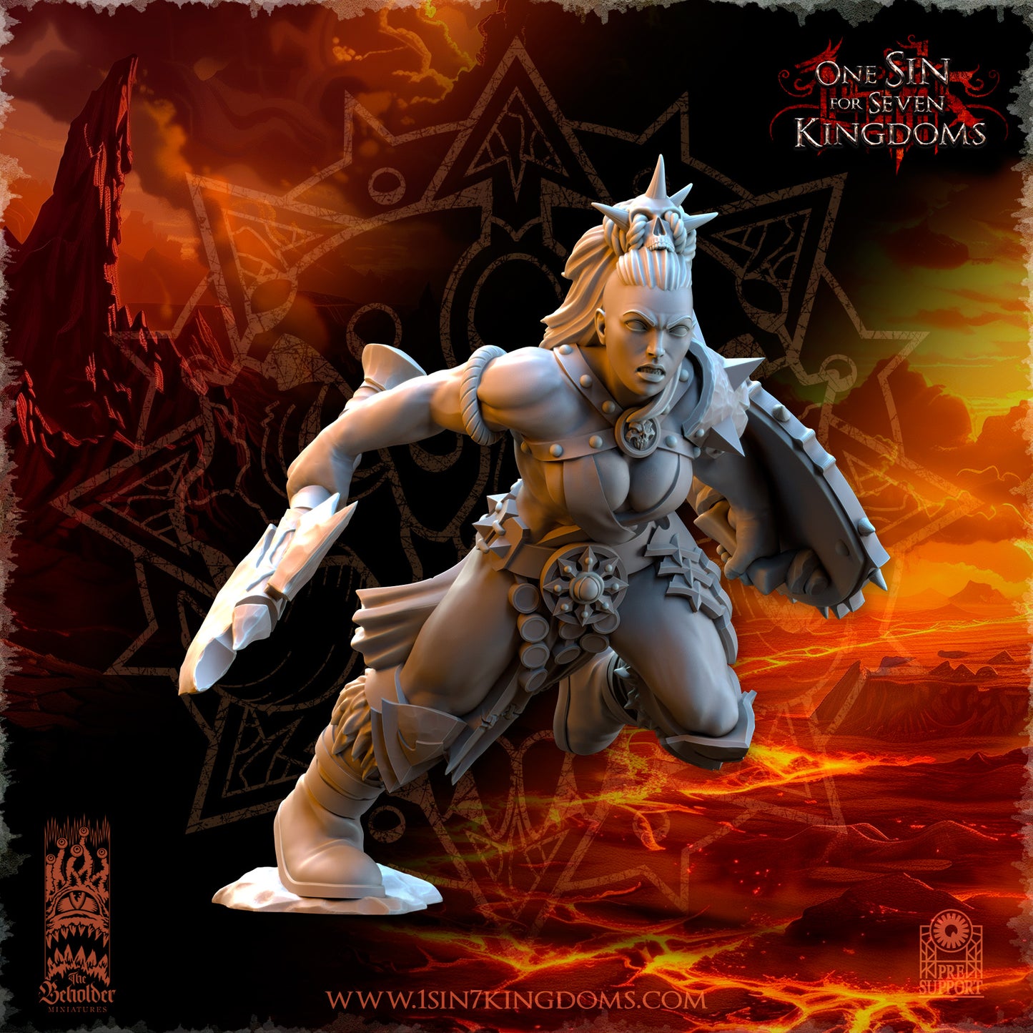 Realms Of Mayhem Female Barbarian Razors