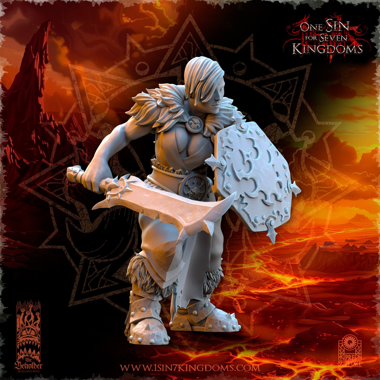 Realms Of Mayhem Female Barbarian Razors