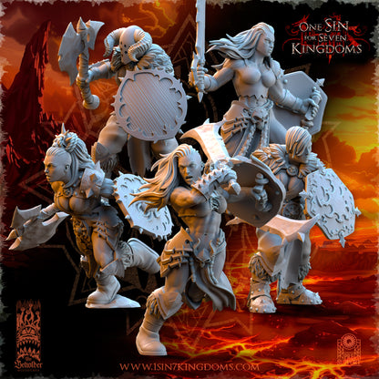 Realms Of Mayhem Female Barbarian Razors