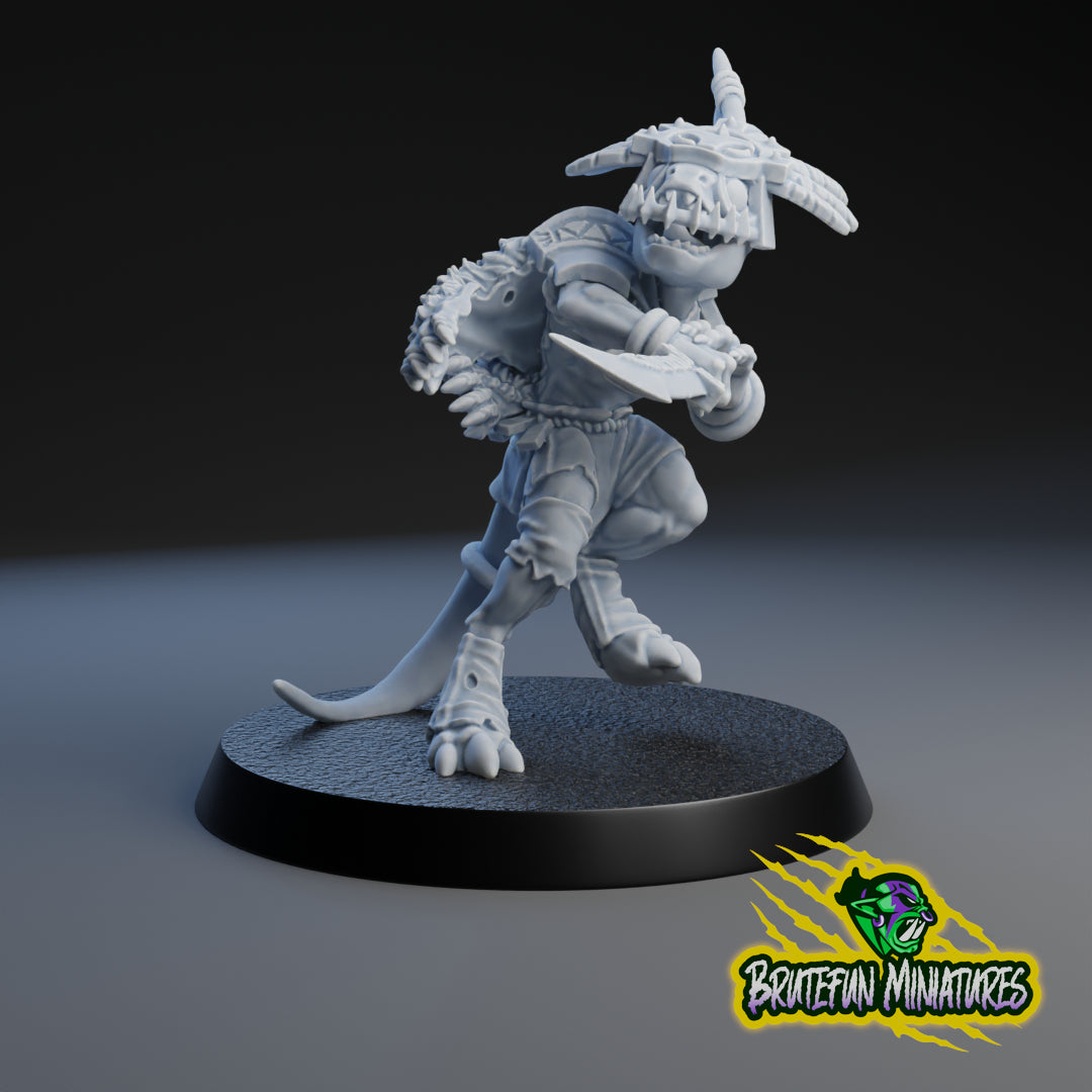 Football Lizard Fantasy Football Little Lizard Famous Player 1 – Twin Flame Miniatures