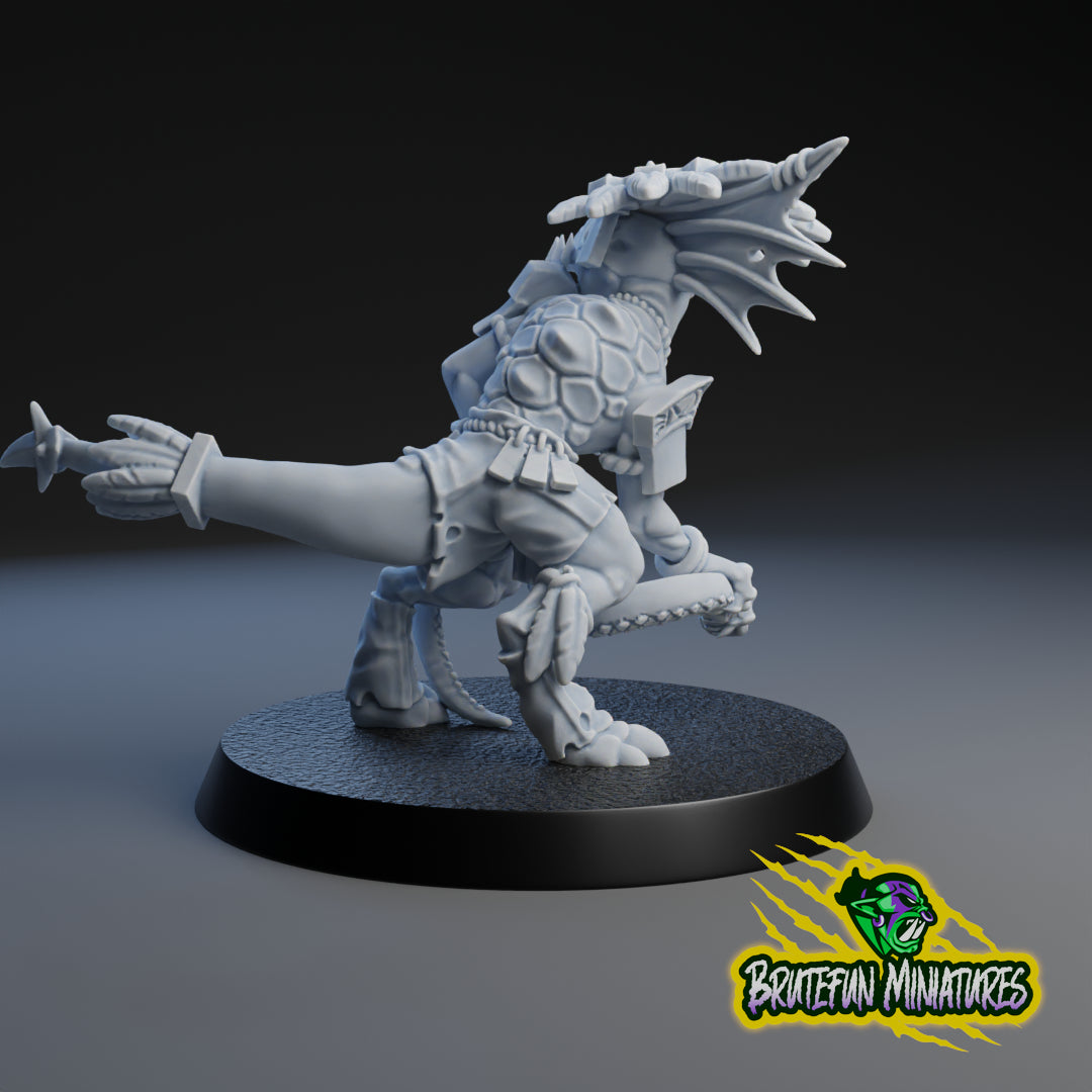 Football Lizard Fantasy Football Little Lizard Famous Player 2 – Twin Flame Miniatures